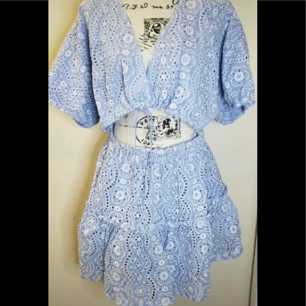 Light blue 2 piece